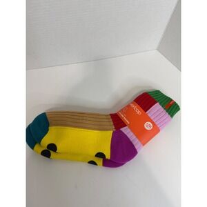 Verloop Colorblock Fleece Lined House Socks Slipper Socks Multi Color L/XL NEW